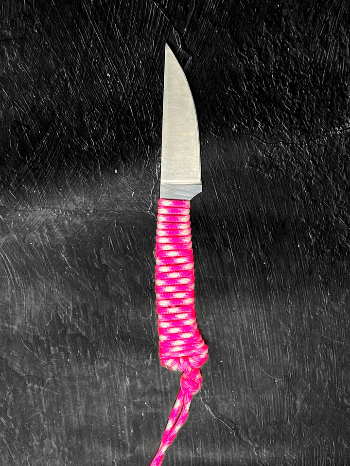 Outdoor Hiking Utility Paracord EDC Knife - Barbie