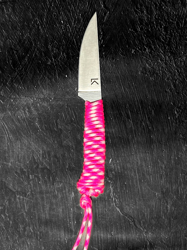 Outdoor Hiking Utility Paracord EDC Knife - Barbie
