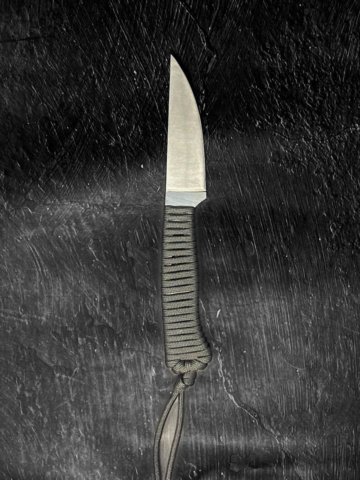 Outdoor Hiking Utility Paracord EDC Knife - Charcoal