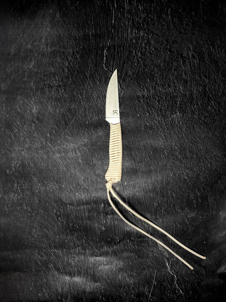 Outdoor Hiking Utility Paracord EDC Knife - Cream