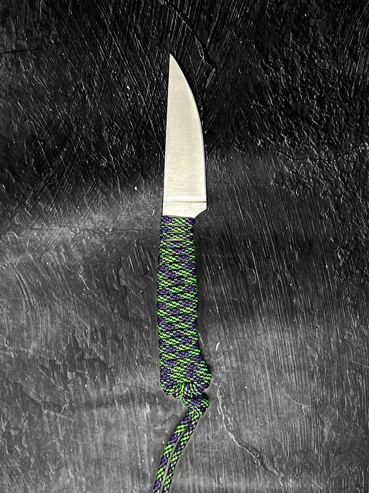 Outdoor Hiking Utility Paracord EDC Knife - Dark Matter