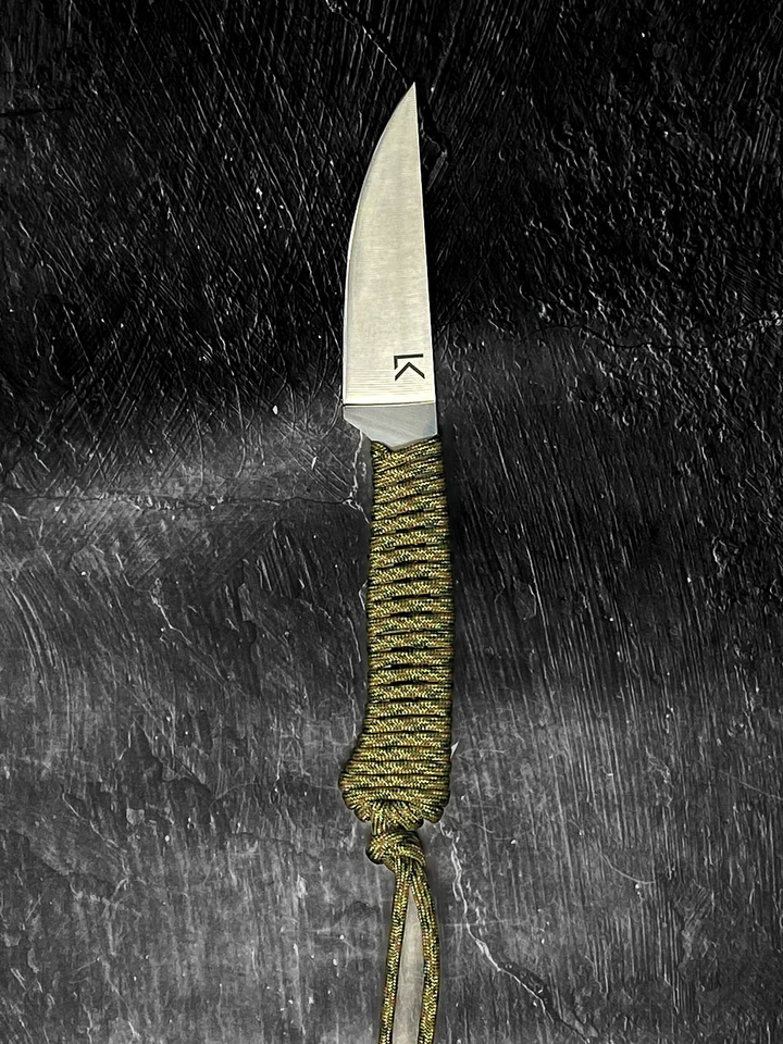 Outdoor Hiking Utility Paracord EDC Knife - Multicam