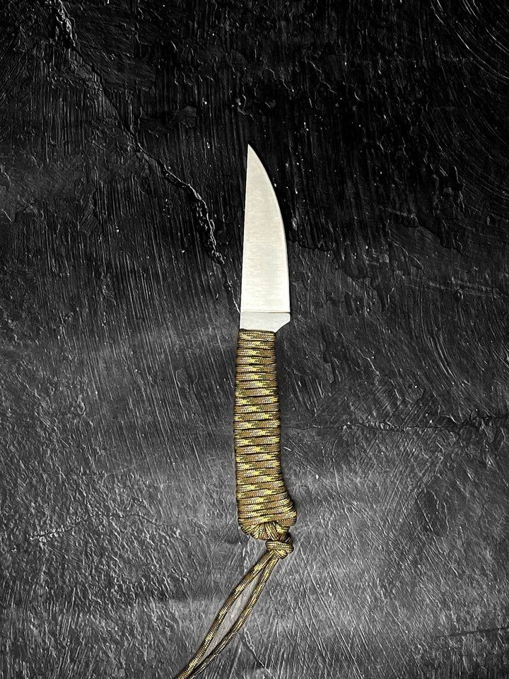 Outdoor Hiking Utility Paracord EDC Knife - Forest Camo