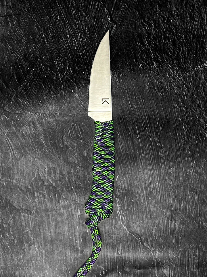 Outdoor Hiking Utility Paracord EDC Knife - Dark Matter