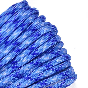 Outdoor Hiking Utility Paracord EDC Knife - Blue Water