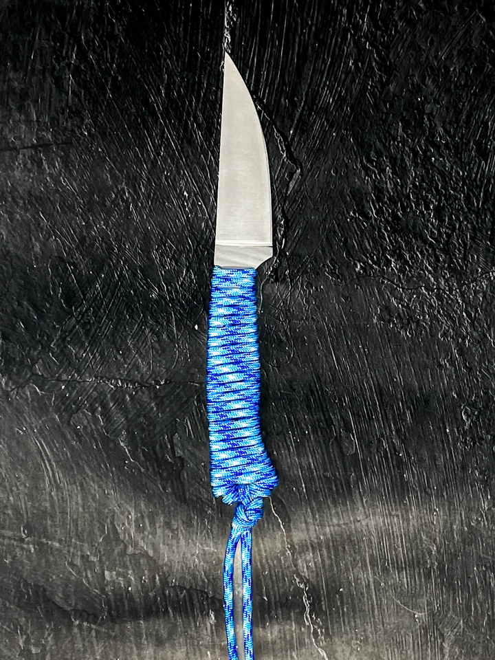 Outdoor Hiking Utility Paracord EDC Knife - Blue Water