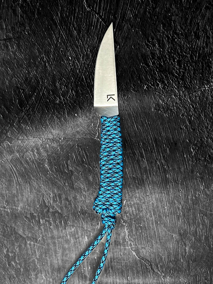 Outdoor Hiking Utility Paracord EDC Knife - Deep Sea