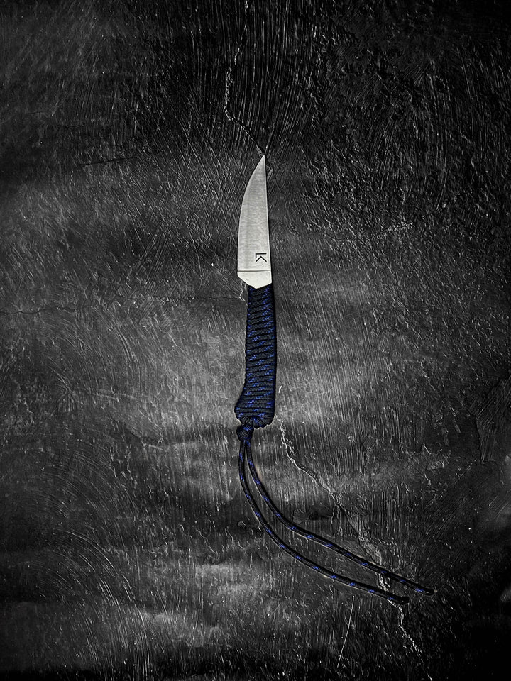 Outdoor Hiking Utility Paracord EDC Knife - Thin Blue Line